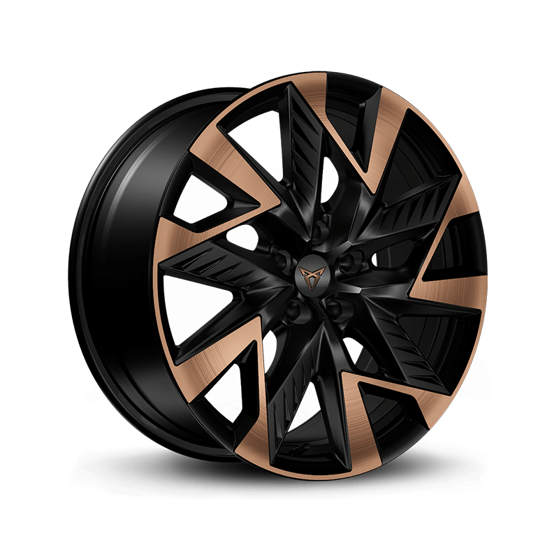 CUPRA Formentor 19-inch alloy wheel in Sandstorm Copper. 