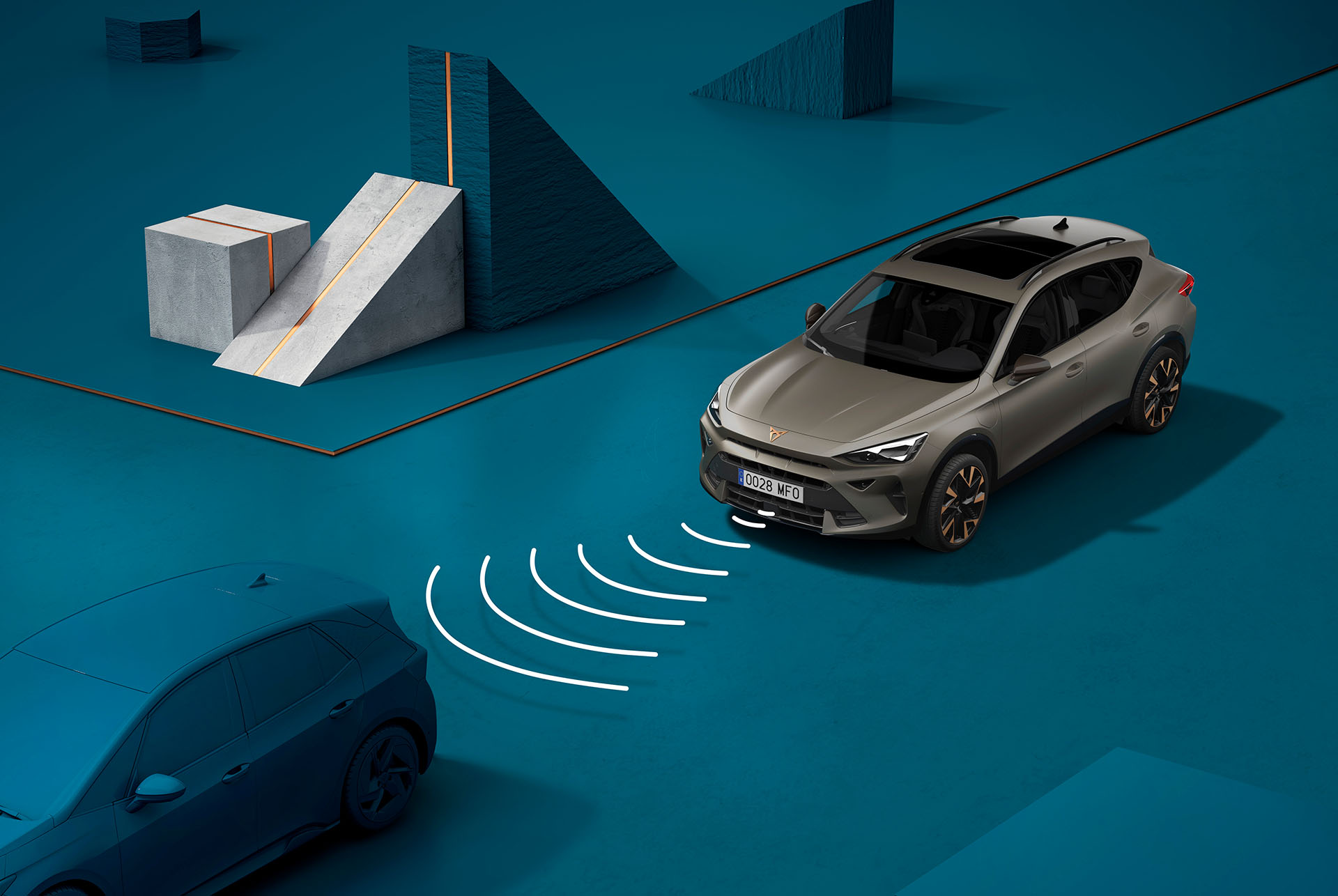 How to use new CUPRA Formentor 2025 and adaptive cruise control system, visual demo.