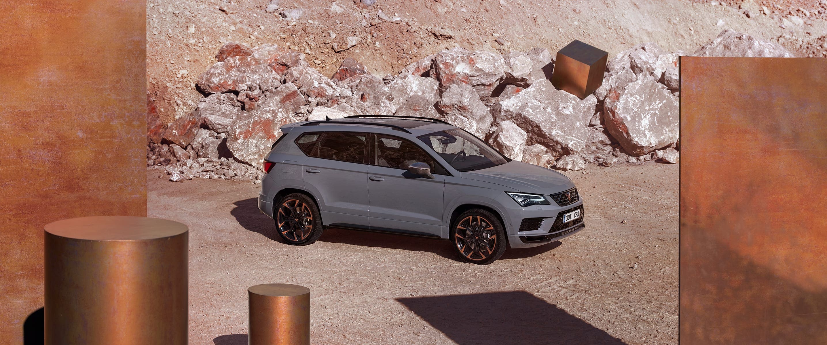 Vue latérale de l’édition spéciale CUPRA Ateca