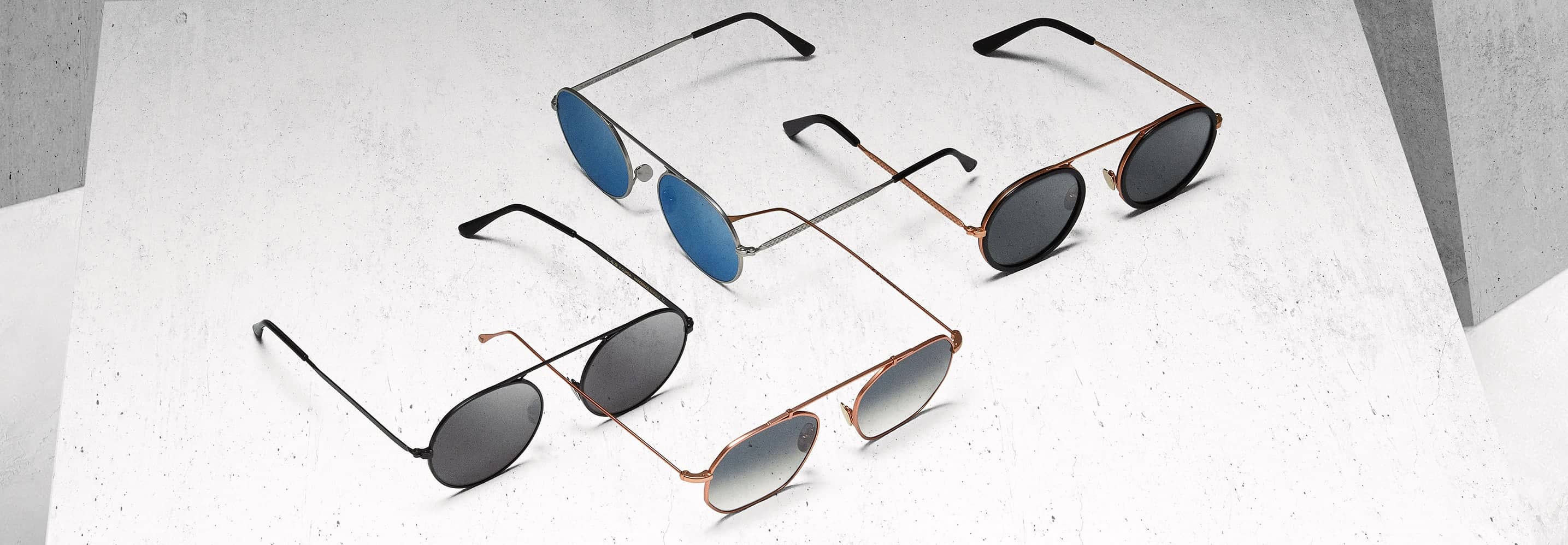 L.G.R. conduite des lunettes de soleil jaunes pour CUPRA